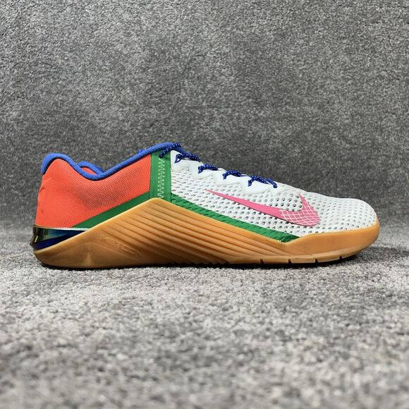 Nike iD Metcon 6 DA2894-991 Mens Size 15 White Green Red Training Gym Shoes Used main image 11